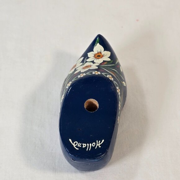 Vintage Dutch Wooden Shoes Holland Miniature Hand Painted Clogs Souvenir Lot - Picture 11 of 16